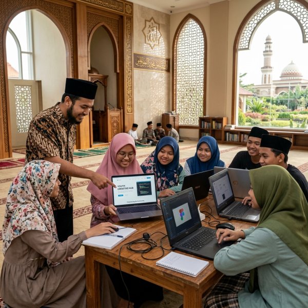 Dari Masjid untuk Dunia Digital Serunya Remaja Masjid Belajar Landing Page