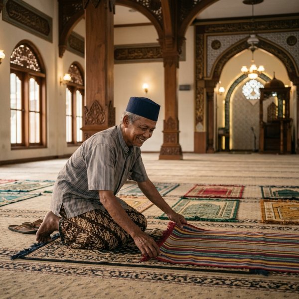 Pak Kardi Sosok di Balik Layar yang Menghidupkan Napas Masjid